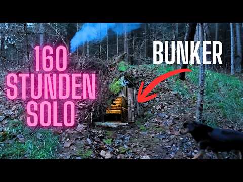 Ein Mann baut eine gewaltige versteckte Festung in 160 Stunden: Wilde Natur & einfache Werkzeuge