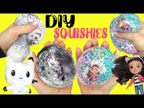 Gabby’s Dollhouse DIY Squishies with Squishy Maker! Crafts for Kids with Pandy Paws