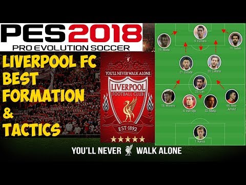PES 2018 | Liverpool FC - BEST FORMATION & TACTICS  ...but we've got Salah!