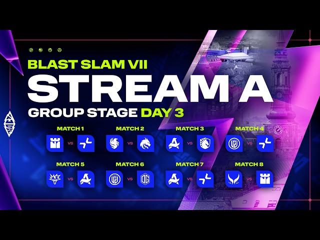 [A] BLAST SLAM VII: Copenhagen, Group Stage, Day 3 - Dota 2 LIVE