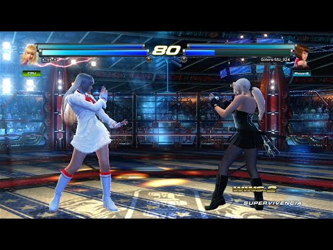 07 Anna y Jaycee Julia VS Lili y Miharu - Tekken Tag Tournament 2 ( Uchiha x24 ) PS3