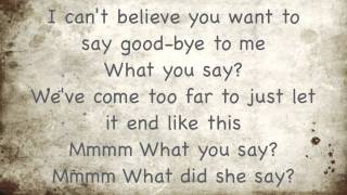 loon ft christopher what you say lyrics