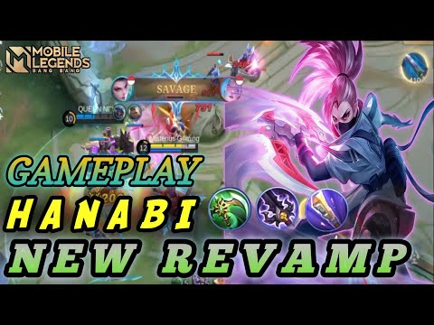 Hanabi Revamped Crazy Damage No Mercy Gameplay - Mobile Legends Bang-bang