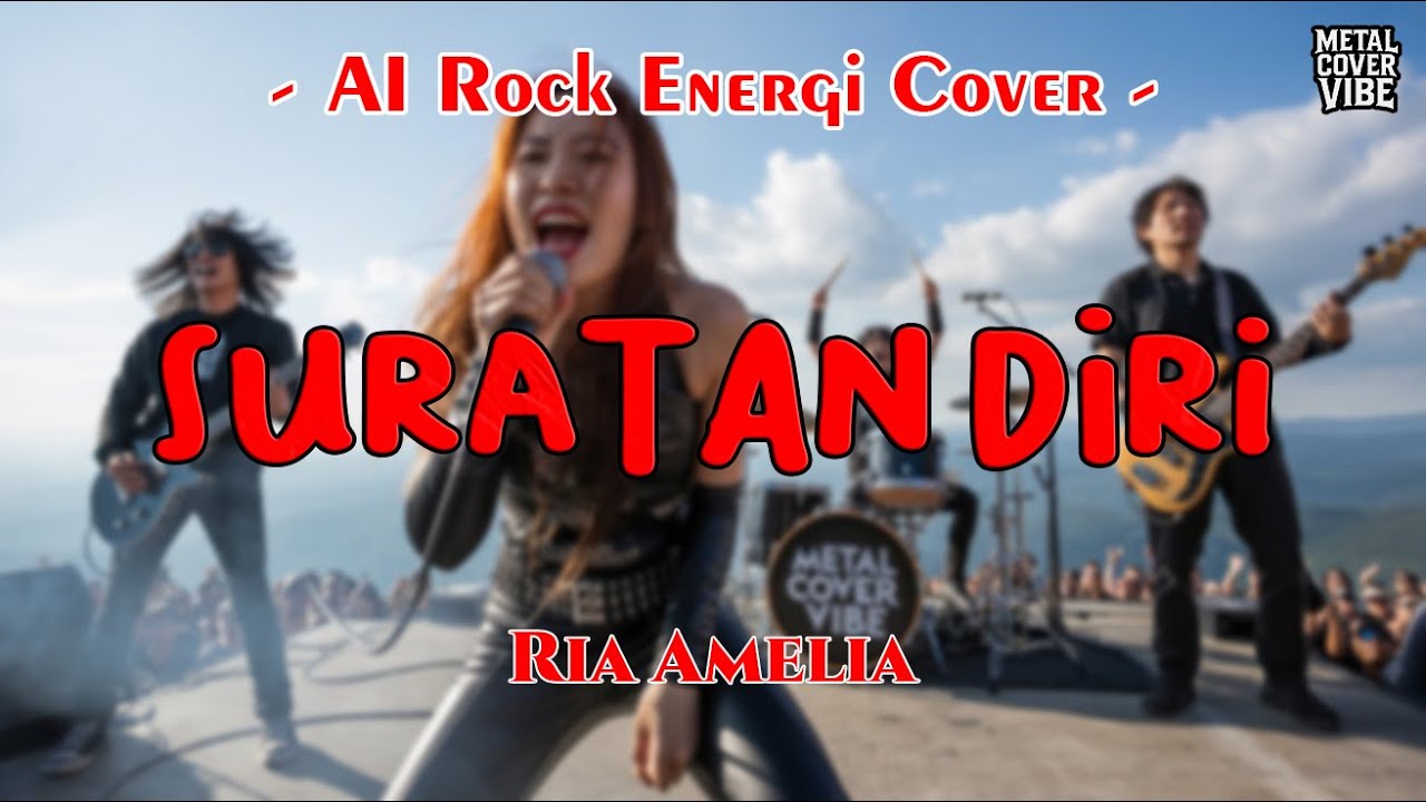 Ria Amelia - Suratan Diri (AI Rock Energi Cover)