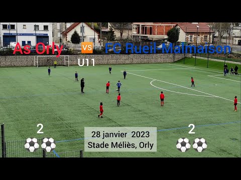 U11 As Orly 🆚 Fc Rueil-Malmaison ... Janvier 2023