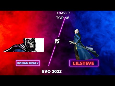 Evo 2023 - UMvC3 Top 48 Losers R2- Ronan Healy vs Lilsteve