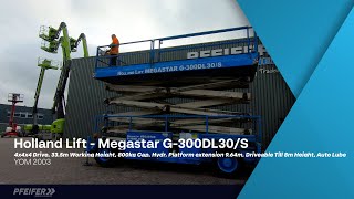 Ножична платформа Holland Lift Megastar G-300DL30/S Diesel, 4x4x4 Drive, 33.5m Wo | Слика 4 - Machineryline