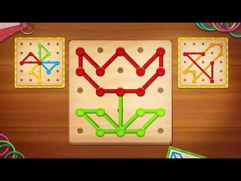 Line Puzzle: Color String Art Video