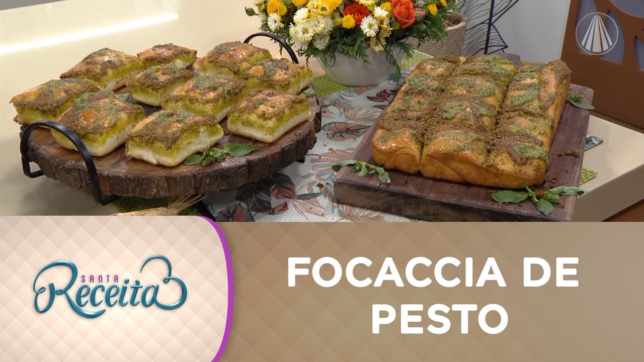 Focaccia de Pesto: um toque italiano que vai surpreender seu paladar