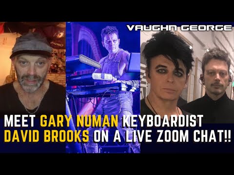 Meet Gary Numan Keyboardist David Brooks on a Live Zoom Chat!!