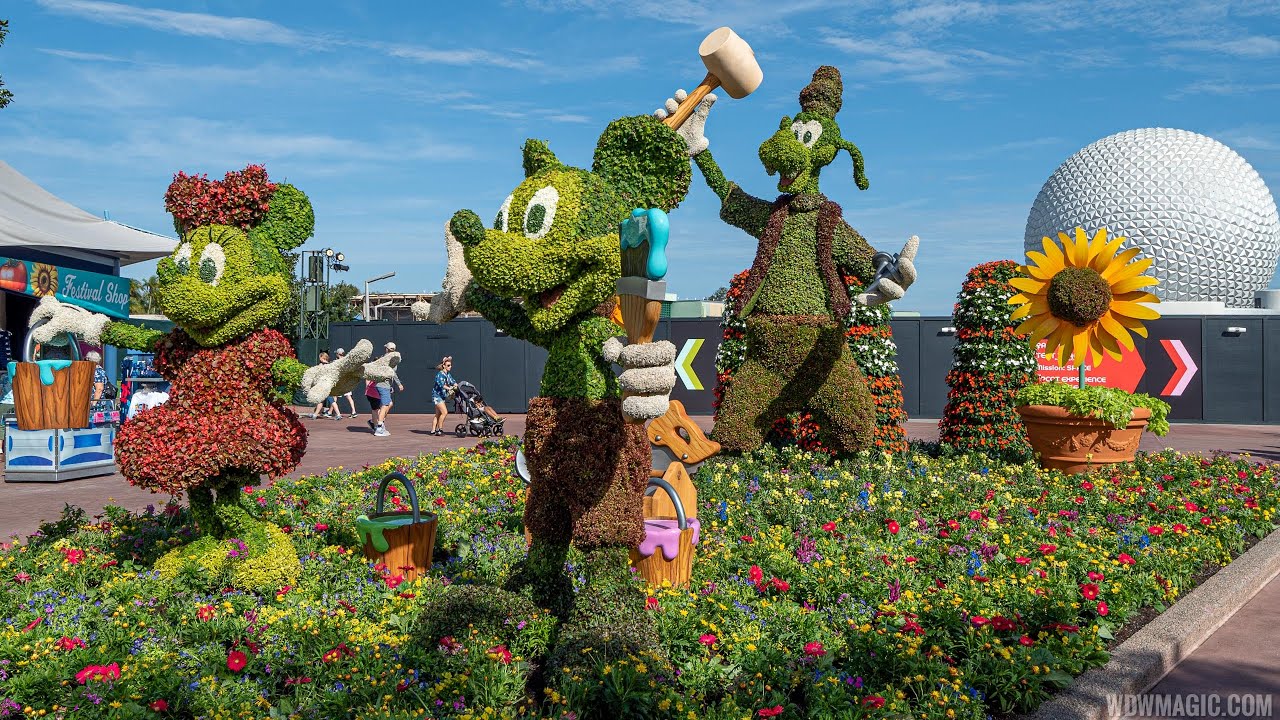 2020 Epcot International Flower and Garden Festival topiaries