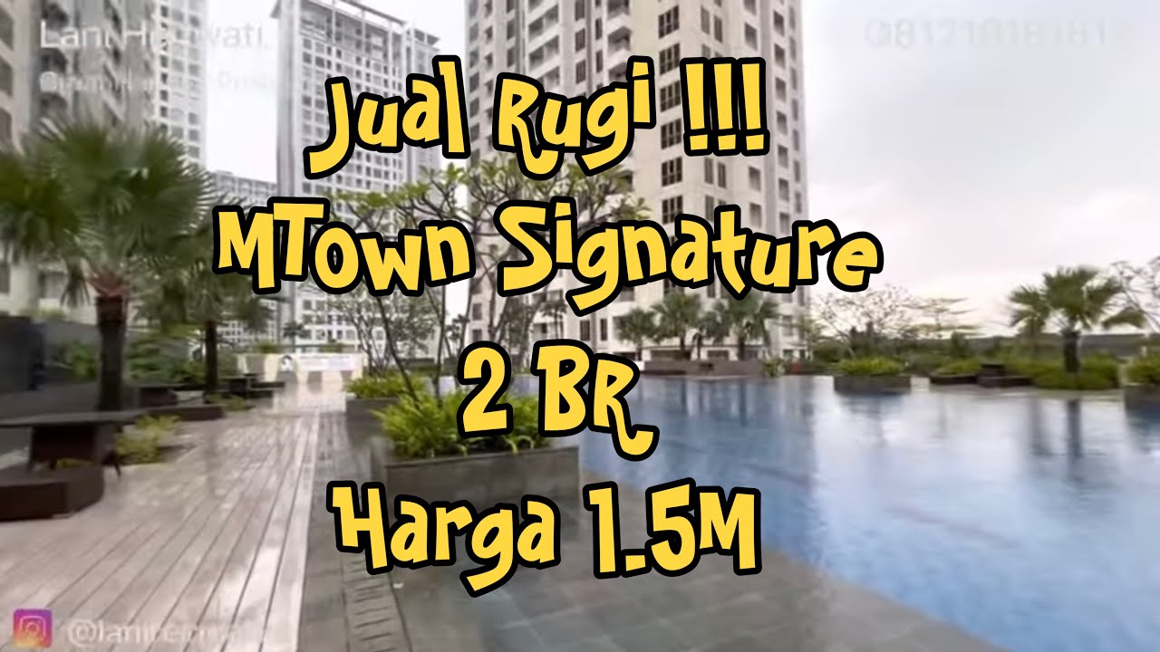 Dijual Apartemen Mtown Signature Tower Herad 2 Br