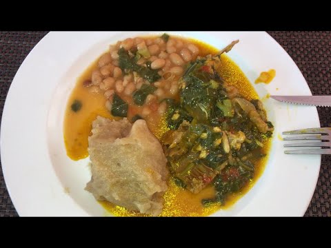 FUFU MADE BY ANGOLAN LADY #Angola #Accra #GHANA #GHana #fuje. #Africa