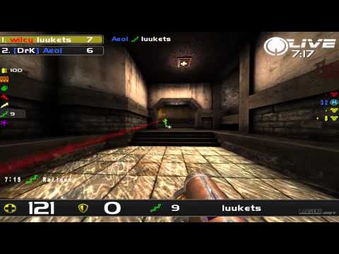 aeoL vs Luukets - DreamHack Winter 2013 Group C Round 5 (Quake Live VOD)
