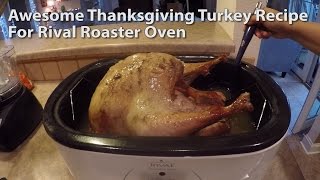 How to Cook a Turkey with a Rival Roaster Oven