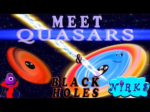 Meet Quasars & Black Holes -Colorful, Spooky Cosmos /2 Space Songs for Fall & Halloween / The Nirks