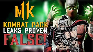 MK11 Kombat Pack 3,4,5 Leaker ADMITS IT WAS A FAKE LEAK!