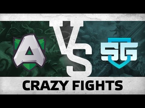 WATCH FIRST: CRAZY FIGHTS - Alliance vs SG e-Sports @ WESG Grand Final
