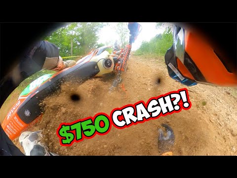 I CRASHED WHILE LEADING | Raw GoPro