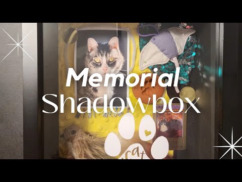 How to make a Pet Memorial Shadowbox