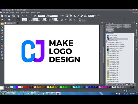 Xara Designer Pro X Tutorial, Creating a Logo Design