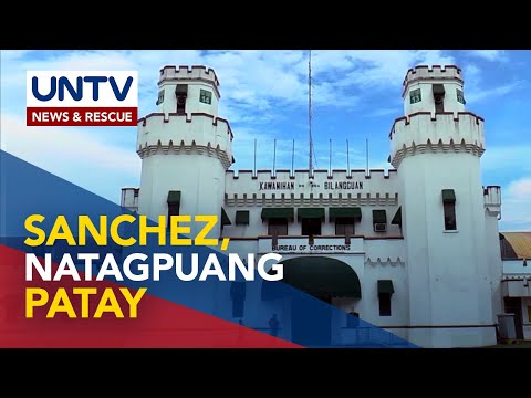Ex-Laguna Mayor Sanchez, natagpuang patay sa New Bilibid Prison