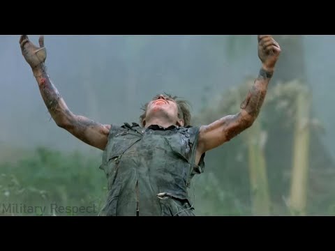 MILITARY RESPECT - Remember this moving scene from the Oscar winning "Platoon" from 1986?