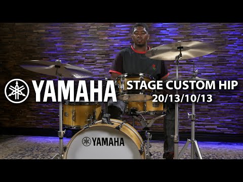 Yamaha Stage Custom Hip - Natural Wood One-Box 4PC Shell image 15