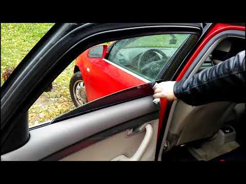 Laitovo car sunshades Installation Audi A4 2G Sedan 4D (2000 - 2006) B6