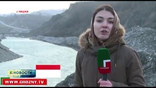 В селении Чишки продолжается строительство крупного моста 