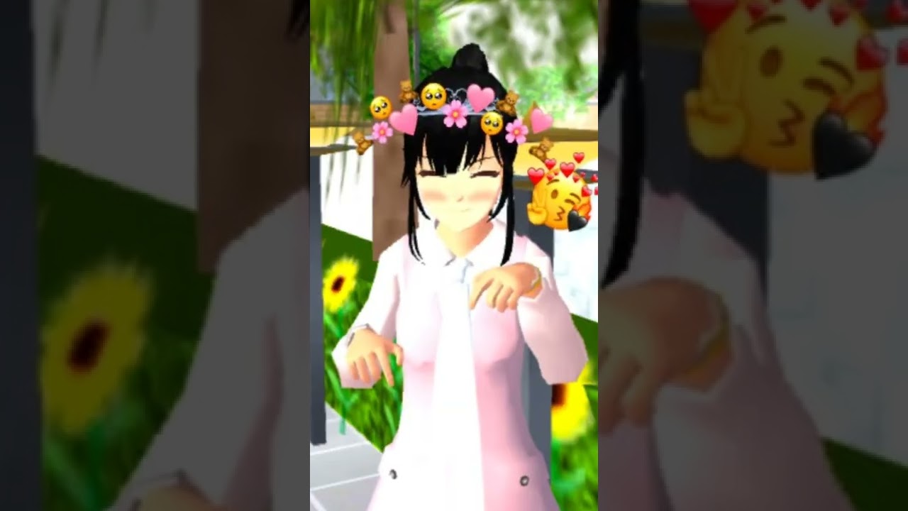 ikuti gerakan anime sakura school simulator🌸 😅😆🤗🤭😍😘