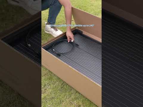 Why I Replaced My Rigid Panels with This Ultra-Thin 100W Flexible Solar Panel