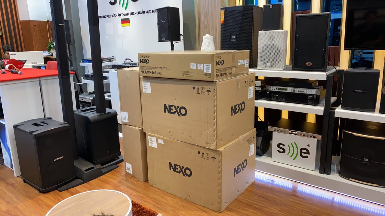 video Main Power Amply Nexo DTD AMP 4x1.3 chính hãng 0