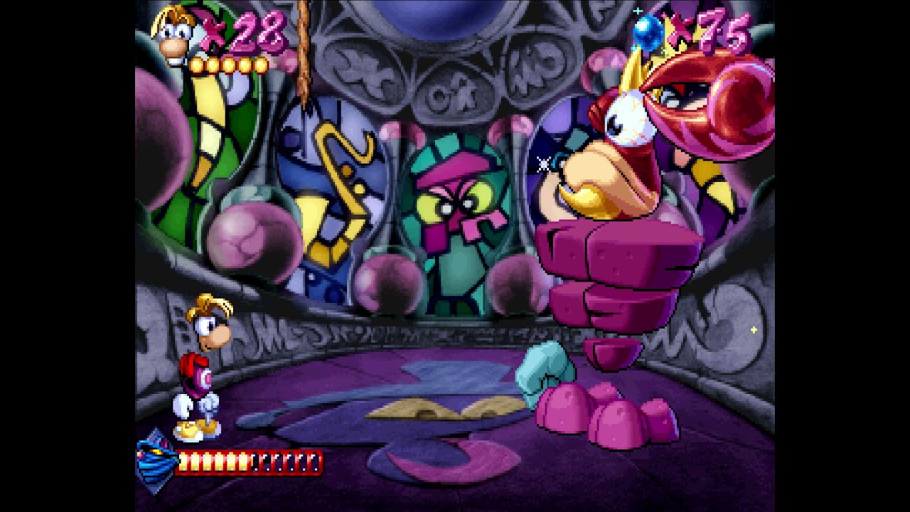 Rayman - Atari Jaguar - last boss & ending