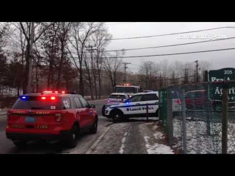 Scene of Pratt Ave fire Lowell