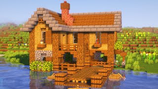 How to Build a Lakeside Starter House in Minecraft