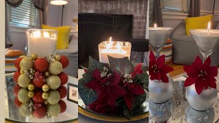 Dollar tree Unique centerpieces Ideas /easy Christmas DIY.