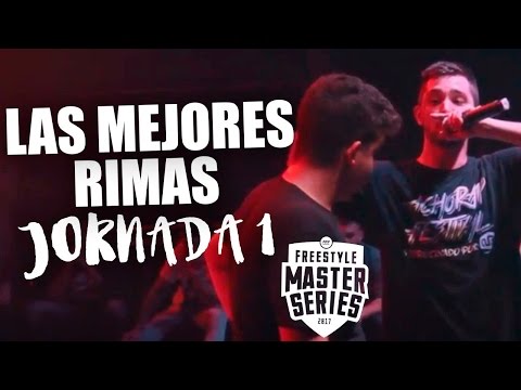 Las MEJORES RIMAS de la FREESTYLE MASTER SERIES - Jornada 1 [Barcelona] 2017| Batallas De Gallos Rap