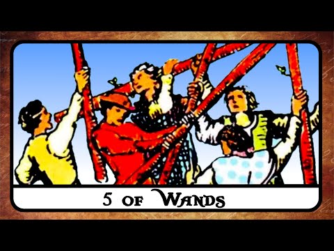 5 of Wands Tarot Card Explained ☆ Meaning, Reversed, Secrets, History ☆