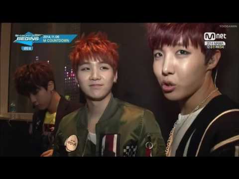 [ENG SUB]141113 BTS - M Countdown Begins Claire CvCoats