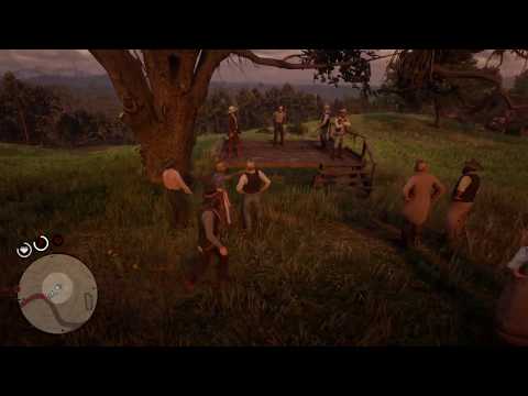 Red Dead Redemption 2 hanging of mark Johnson