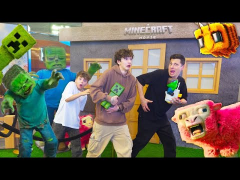 Jesteśmy w MINECRAFT w prawdziwym życiu 🧩 Przygody Artura i Dawida | Boys and Toys Polish