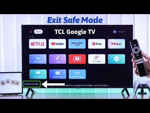 How to Exit Safe Mode on TCL Google TV! [Remove]