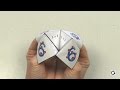 Cocotte en papier origami