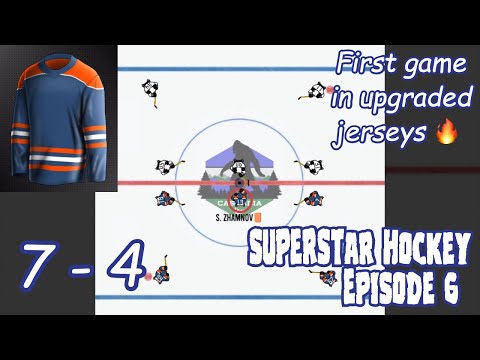 Superstar Hockey Gameplay Episode 6: New Jerseys, Big Win! - YouTube