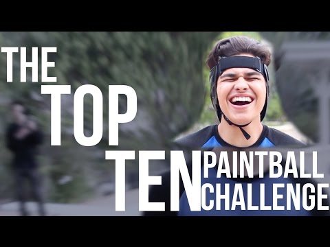 GETTING SHOT IN THE BACK | Top Ten Paintball Challenge with Hunter March