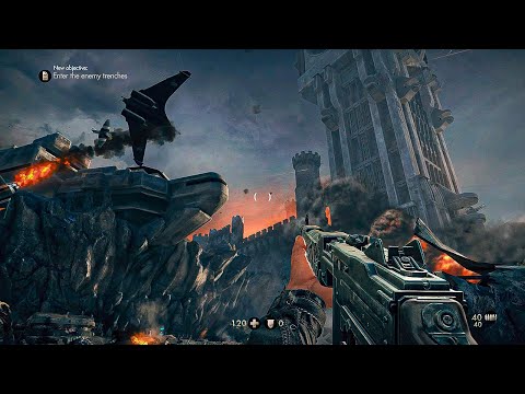 Heroic Assault on the Deathshead's Compound during WWII | Wolfenstein: The New Order