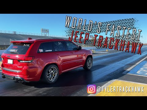 SHOWCASE: TYLERTRACKHAWK's 1400HP+ Trackhawk sets WORLD RECORD (8.89 sec / 157 MPH PULL)