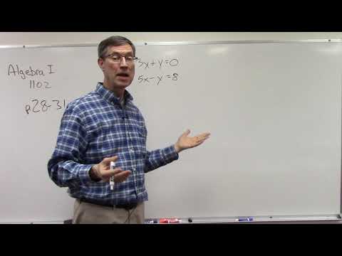 Algebra 1102 p. 28-31