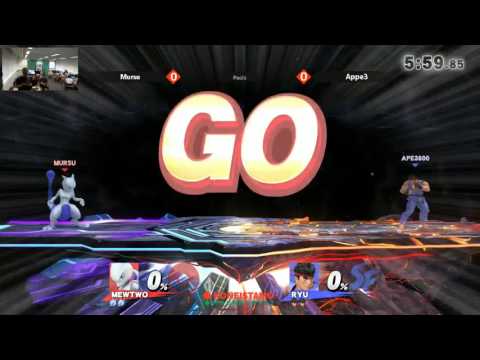 Koneistamo 16 - WiiU Singles - Pools - Mursu(Mewtwo) vs Appe3(Ryu)